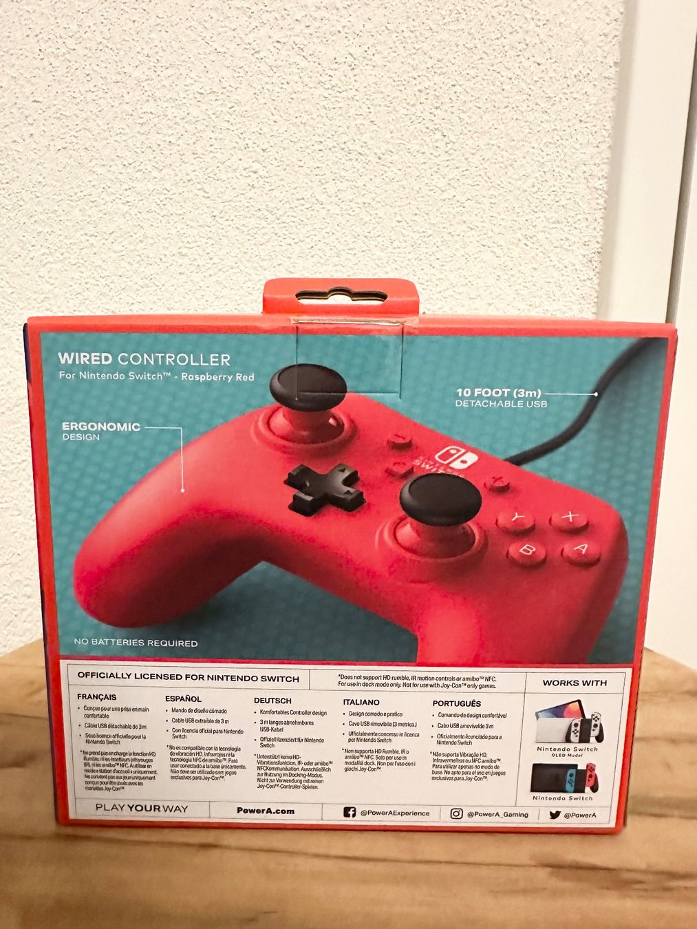 Controller: PowerA Kabelgebundener Controller Nintendo Switch rot neu – Neu und originalverpackt aus Baar von Mic_vL 2