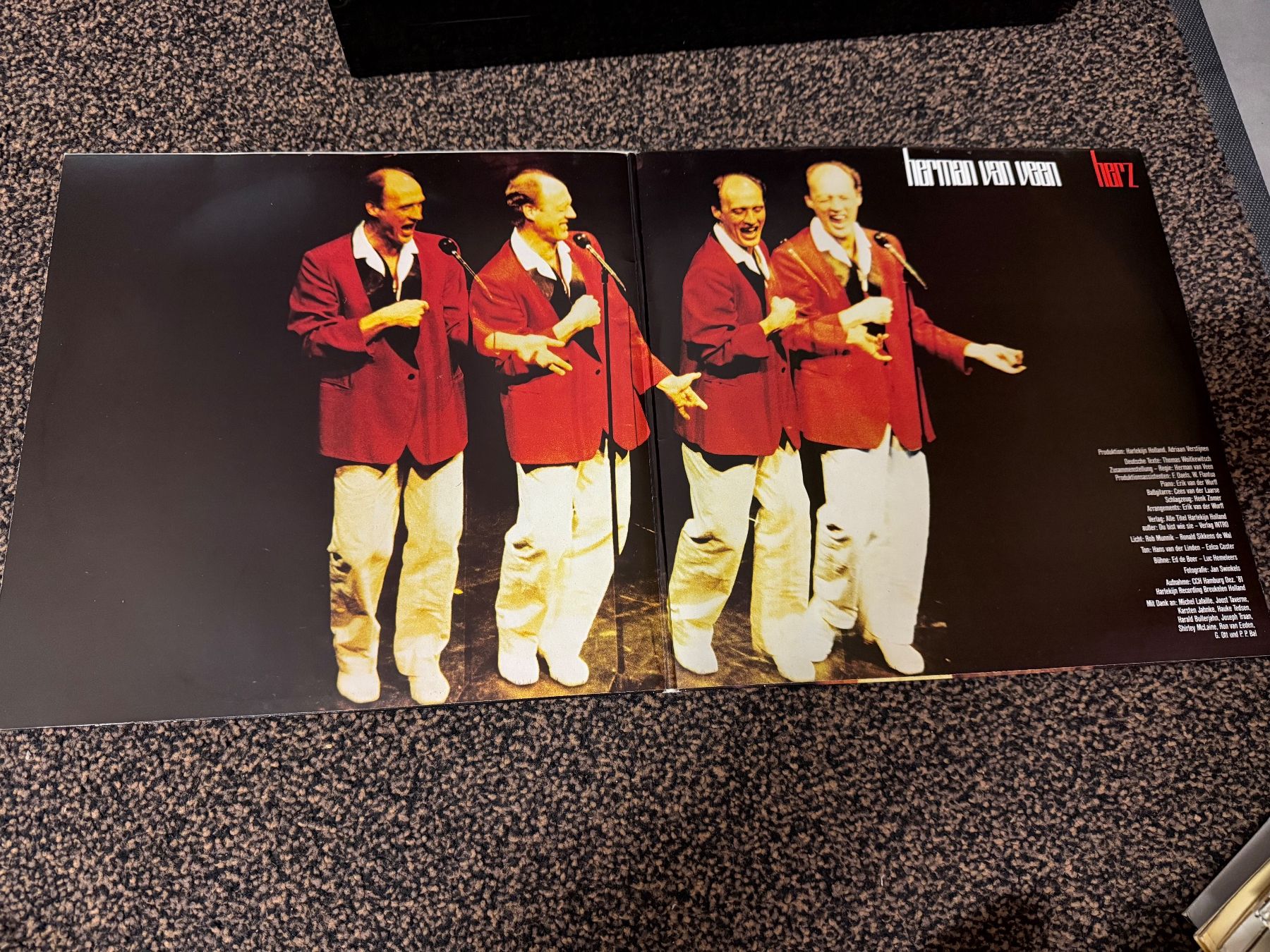 Vinyles: Schallplatte / hermann van veen / herz – D'occasion à Freidorf TG par sarotiko 1