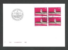 CH FDC Viererblock 1983