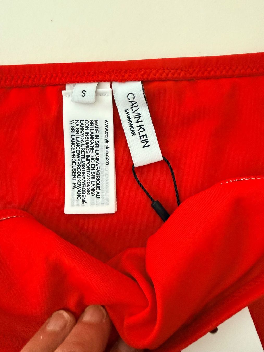 Calvin Klein Costumi da bagno & Bikini: CALVIN KLEIN, Bikini-Slip, Grösse S, Farbe Rot – Nuovo e nell'imballaggio originale da Rudolfstetten venduto da gst_g7xl 2