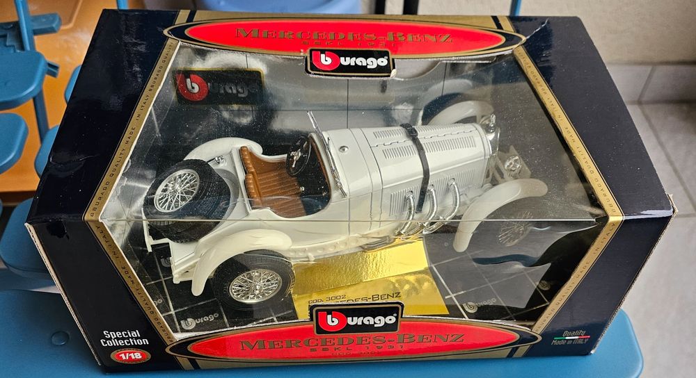 Radiateur Pour Mercedes-Benz SSK/SSKL 1928 - Burago 1/18 - Pièce Détachée D'origine - Occasion