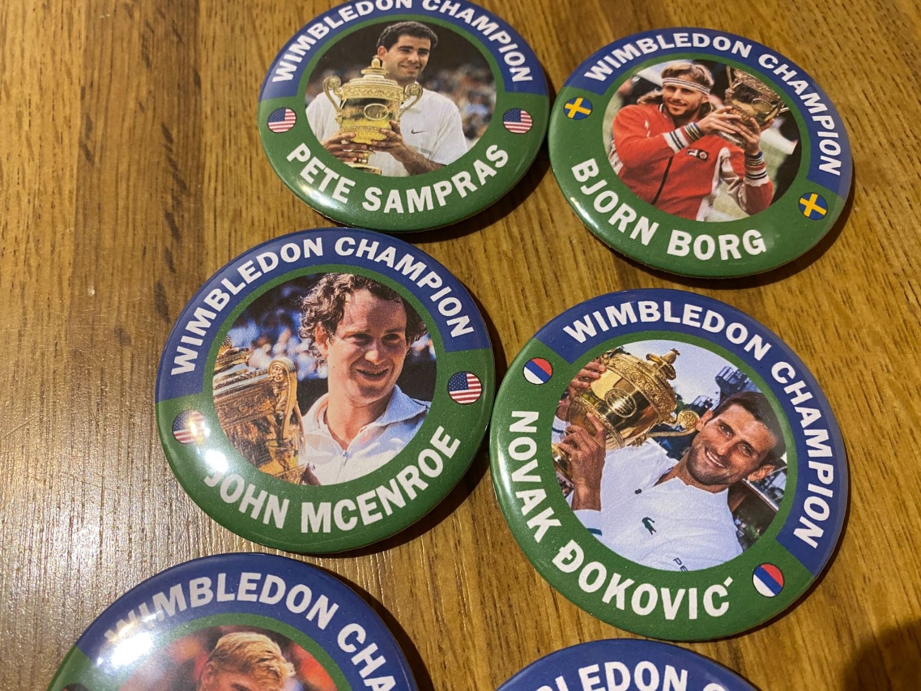 Plaketten & Abzeichen: Tennis Legends-Kühlschrank Magnete – Neu (gemäss Beschreibung) aus Basel von VinylLover68 4