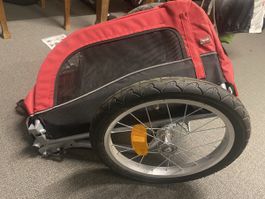 Trixie Hundeanhänger Gr. S rot mit Kupplung neuwertig