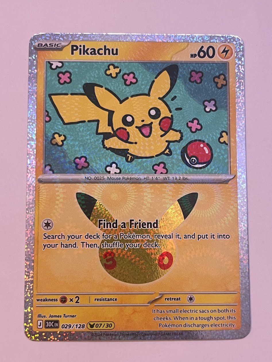 Pokémon Carte collezionabili: Pokemon - Pikachu 07 30c EN – Usato da schaan venduto da Schokoloco