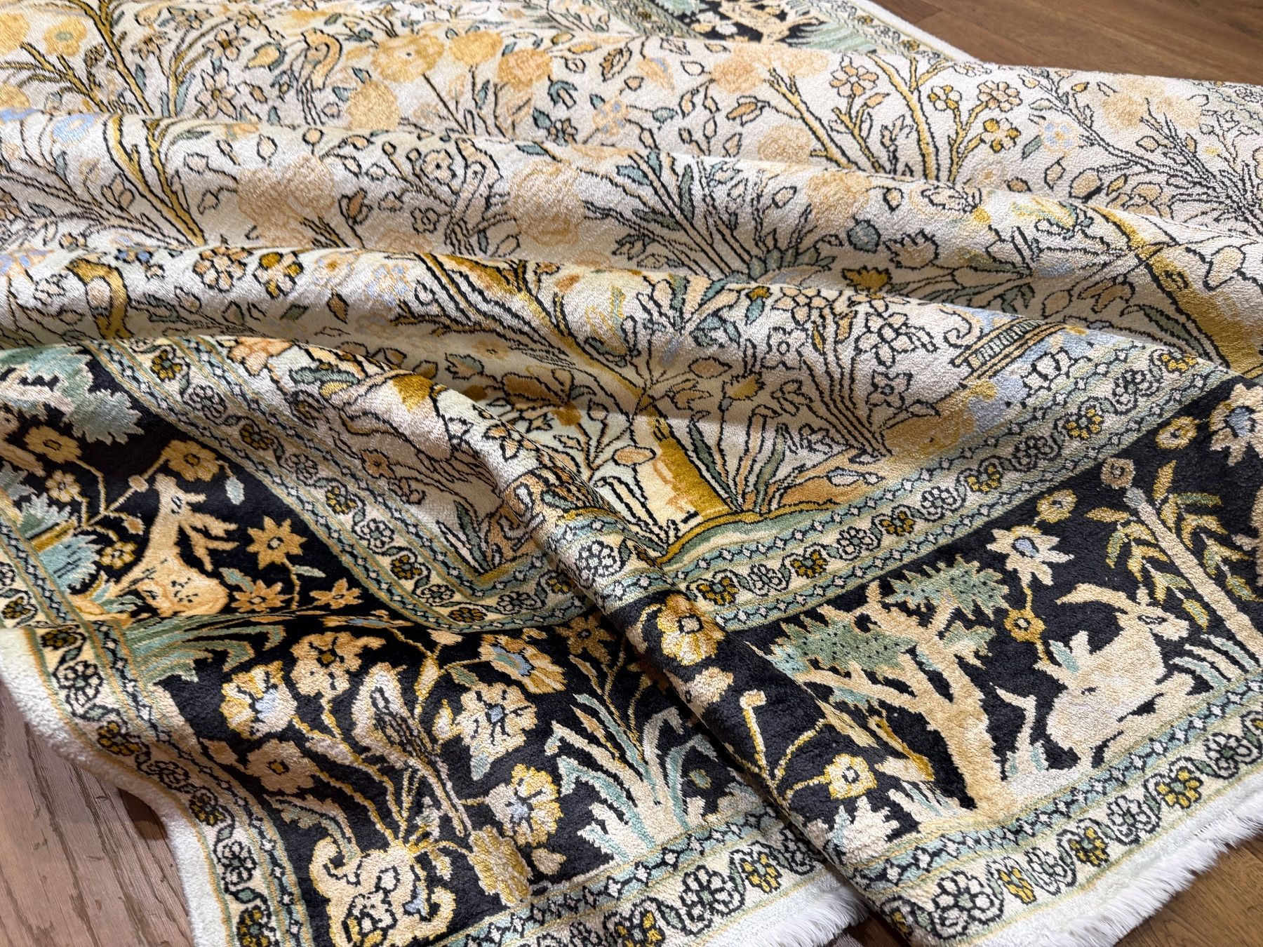 Tappeti: Wunderschöner grosser Seidenteppich - Handgeknüpft – Usato da Bennau venduto da Mayer_Carpets 7