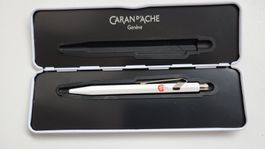 Kugelschreiber Caran d'Ache Bigler weiss neu