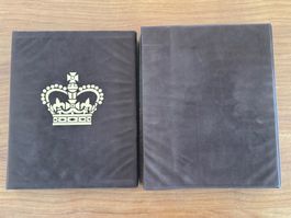 Briefalbum KRONE mit 28 Briefen "Das Königshaus von England"