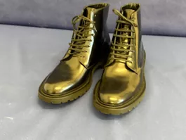 Saint Laurent Army Lace Up Boots – Schwarz, Grösse 42