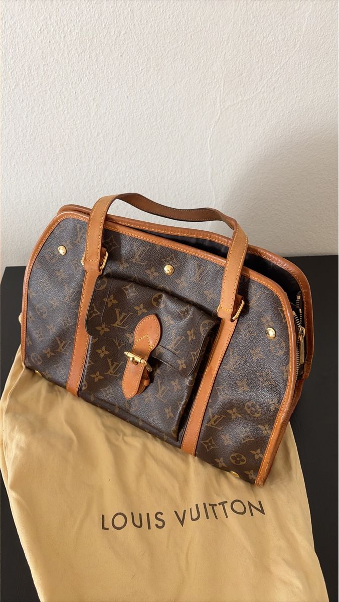 Louis Vuitton Borse: Louis Vuitton Hundetasche Monogram Canvas Gebrauch – Usato da Zürich venduto da sam_drt5