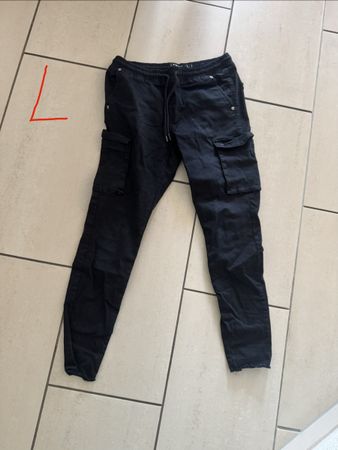 Stoff- Cargo- Hosen