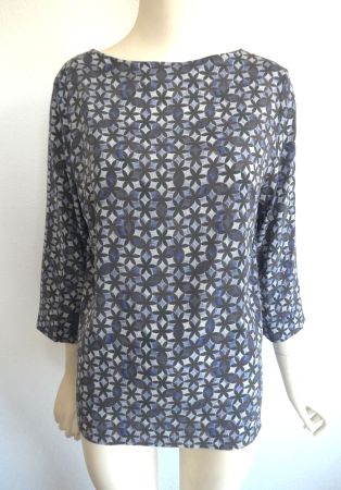 FRATELLI M Seiden Bluse neuwertig, Gr. M/L