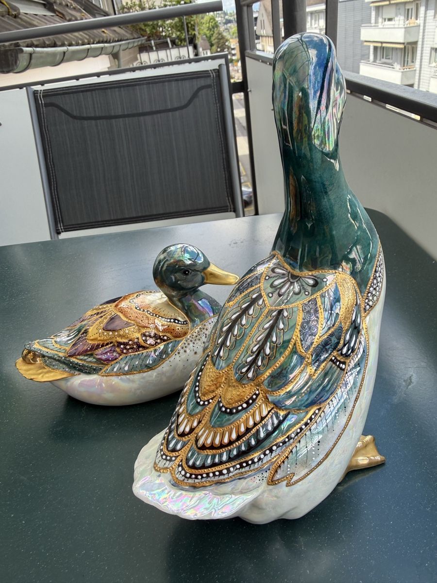 Statuette: Decko Porzellan Enten – Nuovo (secondo la descrizione) da Winterthur venduto da Montreal63 3