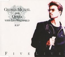GEORGE MICHAEL and QUEEN with Lisa Stansfield (CD) Five Live