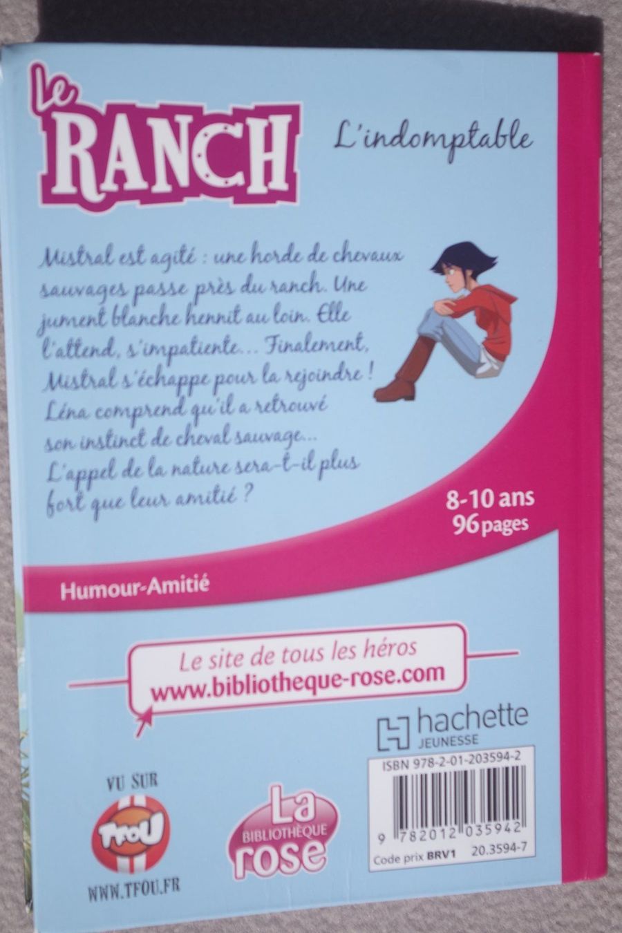 Livres: Le ranch - l'indomptable - bibliothèque rose – D'occasion à Fully par Minouchka 2