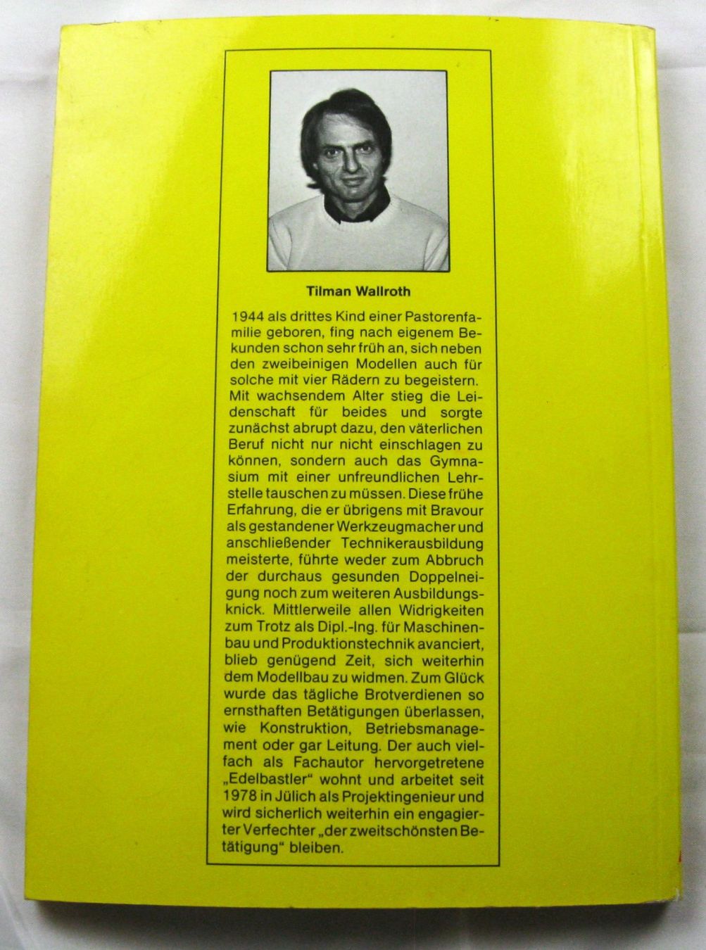 Libri: Handbuch der Automodelltechnik / Tilman Wallroth – Usato da Flüelen venduto da Rosegarden 1