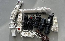 Steckdosenleisten / Mehrfachsteckdosen  Set, gebraucht