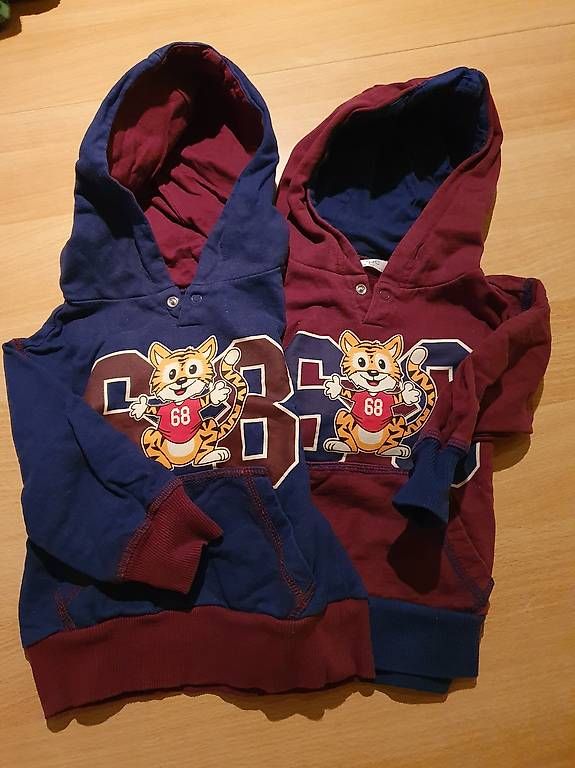 Pullover & Sweatshirts: kapuzen pulli / pullover für zwillinge 80 /86 – Gebraucht aus Häutligen von manu-abc