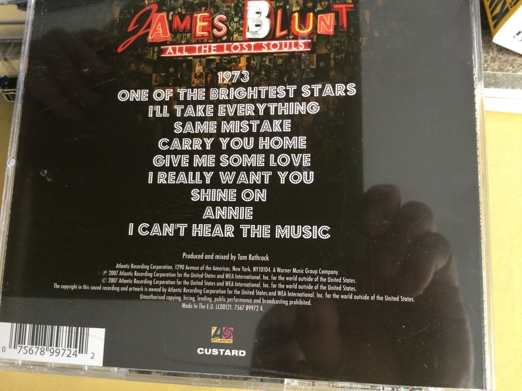 CD: james blunt   * – Usato da Thierachern venduto da sweden08 1