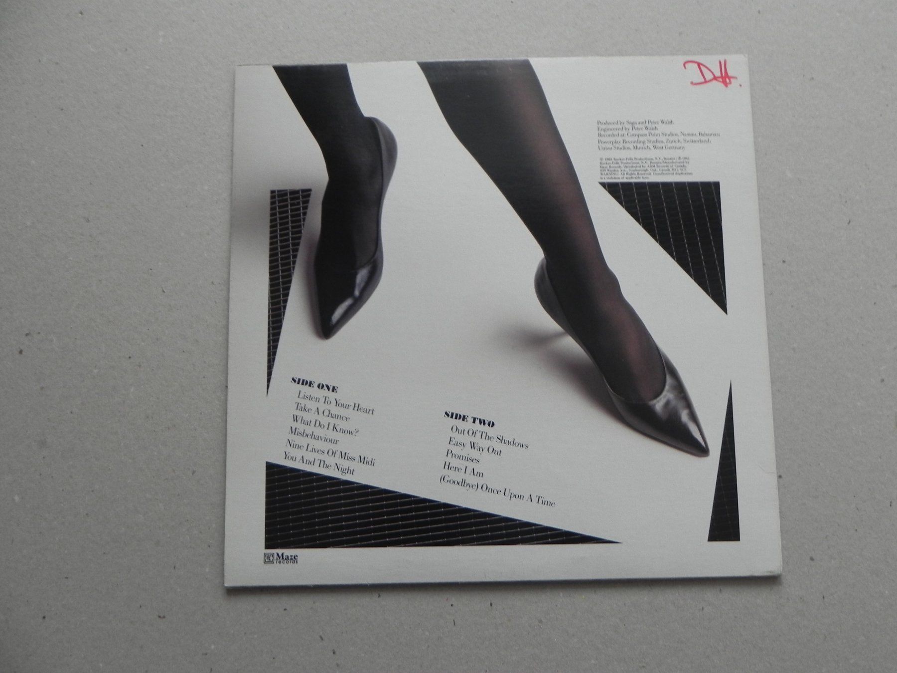 Dischi in vinile: LP Canada Rock Band Saga 1985 Behaviour – Usato da Siebnen venduto da krimsie 1