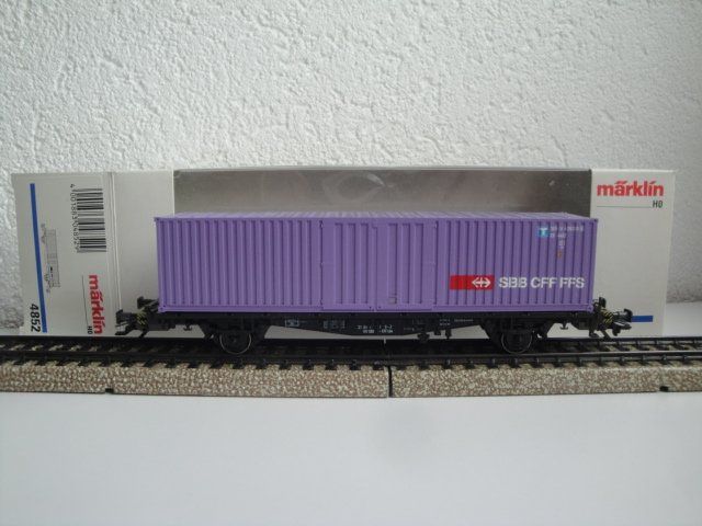 Wagon plat avec conteneurs, DR - PI 54427 - Piko - Wagons marchandises - Easy Miniatures