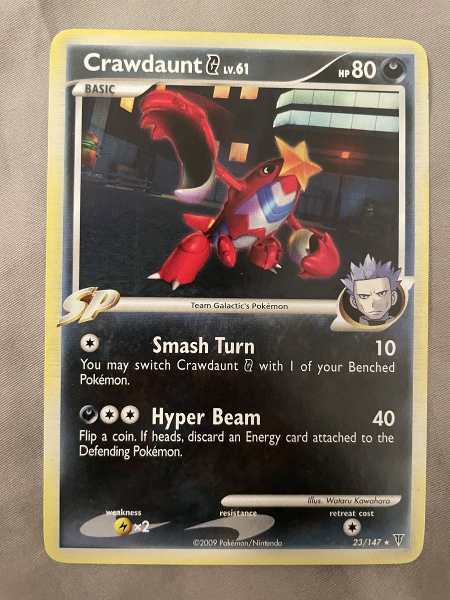 Pokémon Sammelbilder & Trading cards: Crawdaunt – Gebraucht aus Hergiswil NW von rob_bmm8