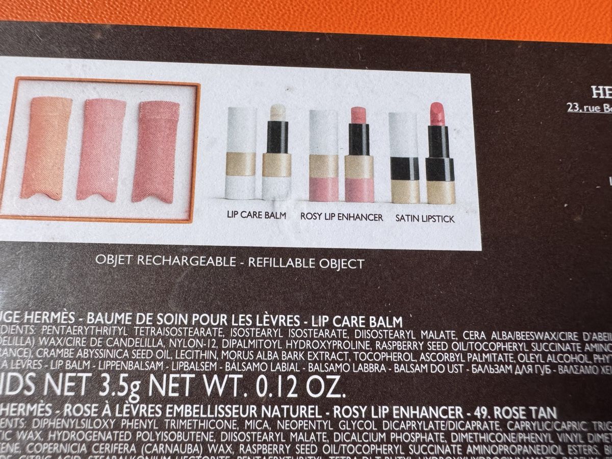Make-up: Hermès coffret neuf de 3 baumes et rouges – Nuovo e nell'imballaggio originale da Genève venduto da HappyLifestyle 7