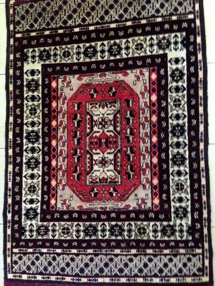 Teppiche: Belutsch Seiden Orientteppich  77 x 125 cm – Gebraucht aus Eschenbach von Alicekunst 5