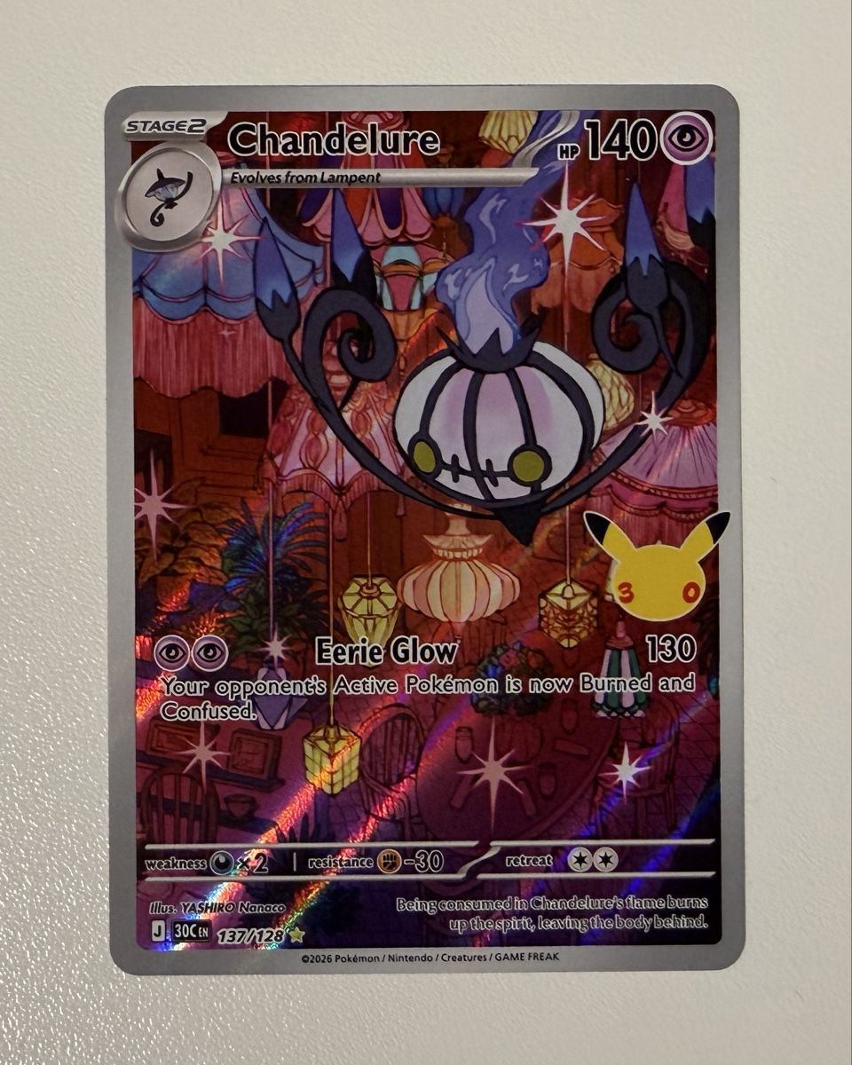 Pokémon Sammelbilder & Trading cards: Chandelure #137 – Neu (gemäss Beschreibung) aus Au SG von Bego1