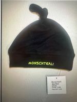 Mütze Monschterli schwarz Grösse 0-9M neuwertig