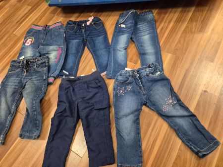 3 gefütterte Jeans Thermohosen gr86 nach Wahl B6