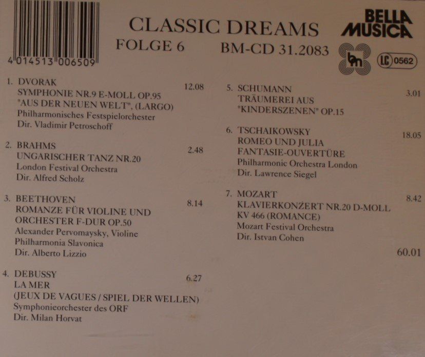 CD: Classic Dreams Folge 6 – Usato da Luzern venduto da CONTENTI 2