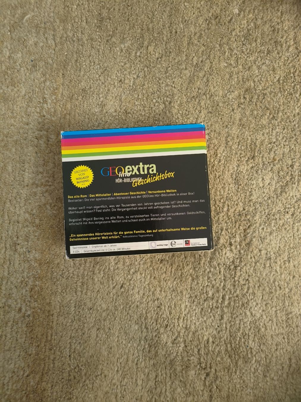 Audiolibri: CD Geo extra Line Geschichtsbox 4 cds – Nuovo (secondo la descrizione) da Uhwiesen venduto da man_8lrz 1