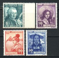 Pro Juventute 1938, postfrisch, **