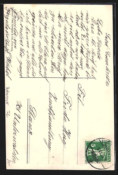 Cartoline postali: Estavayer-le-Lac, Pensionnat du Sacre-Co – Usato da Berlin venduto da bartko-reher 1