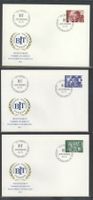 1975, FDC, BIT (D IV) Mensch und Arbeit, Einzelmarken