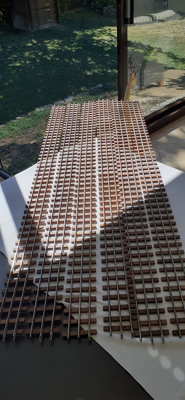 Modelleisenbahnen: 6 rails Keiser I droits, réf. 1/450 – Gebraucht aus plan-les-ouates von jare01 1