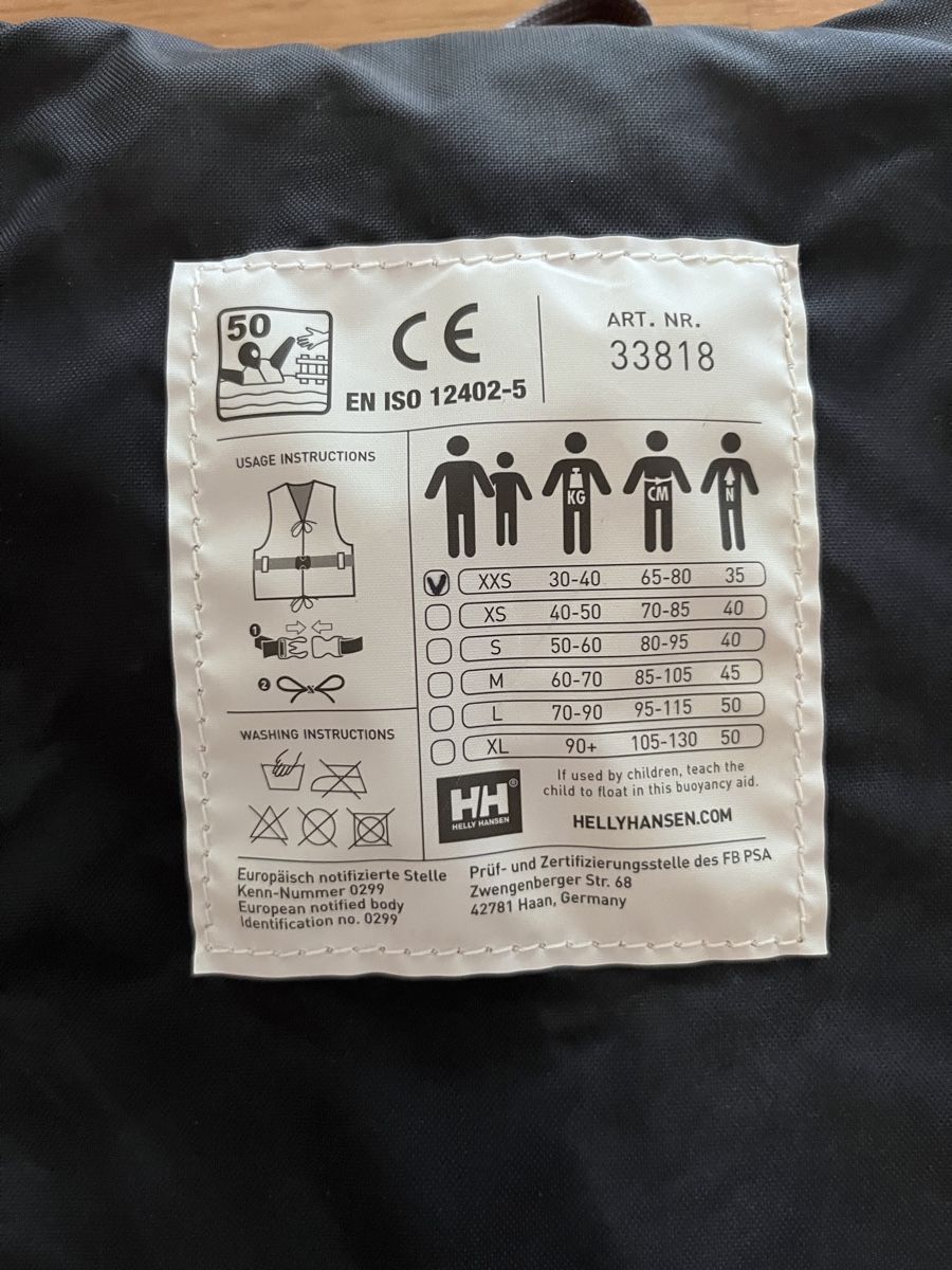 Helly Hansen Giubbotti di salvataggio: Schwimmweste für Kinder – Usato da Fällanden venduto da melenoel 2