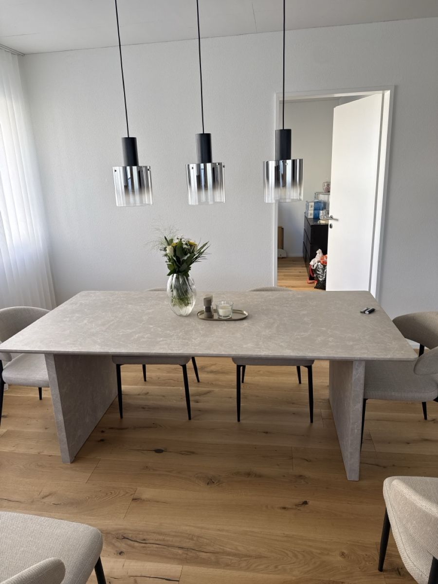 Tables: Esstisch mit Marmoroptik – Neuf (Voir description) à Siegershausen par rez_wnj7 1