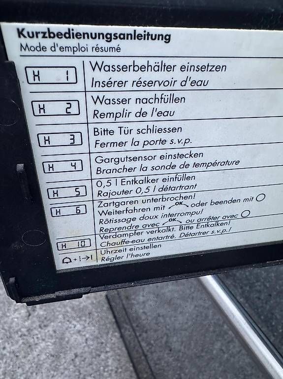 V-Zug Elettrodomestici da cucina: ZUG Combi-Steam S Backofen mit Dampf – Usato da Stein am Rhein venduto da Marekk. 3