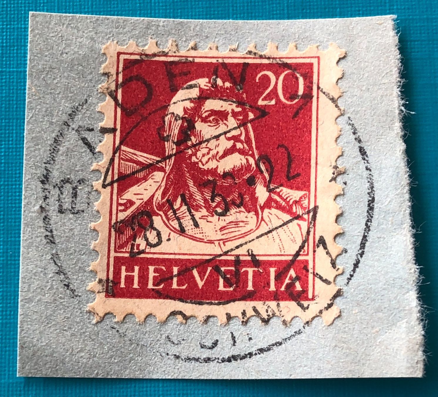Alle Briefmarken: TELLBRUSTBILD BRIEFMARKEN VOLLGESTEMPELT – Gebraucht aus Aarau von Billa007