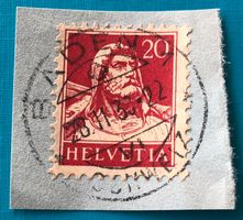 TELLBRUSTBILD BRIEFMARKEN VOLLGESTEMPELT