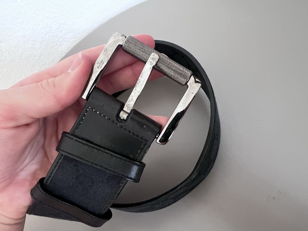 Gucci Cinture: Taillengürtel Gucci mit Logo 85 cm – Nuovo (secondo la descrizione) da Basel venduto da katayasistersvintage 6