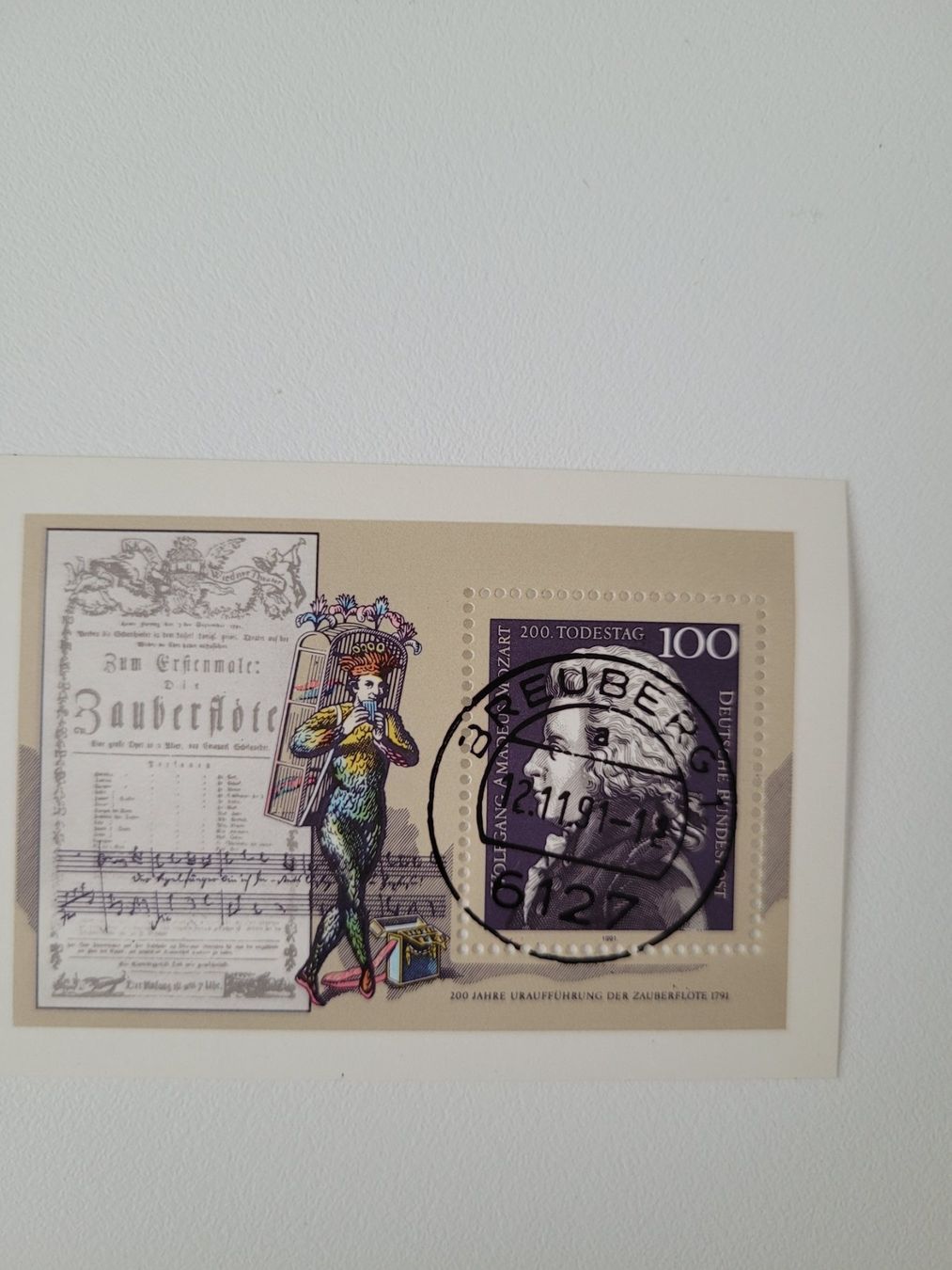 Alle Briefmarken: Block Deutschland 1991 – Gebraucht aus Inwil von Flower2325