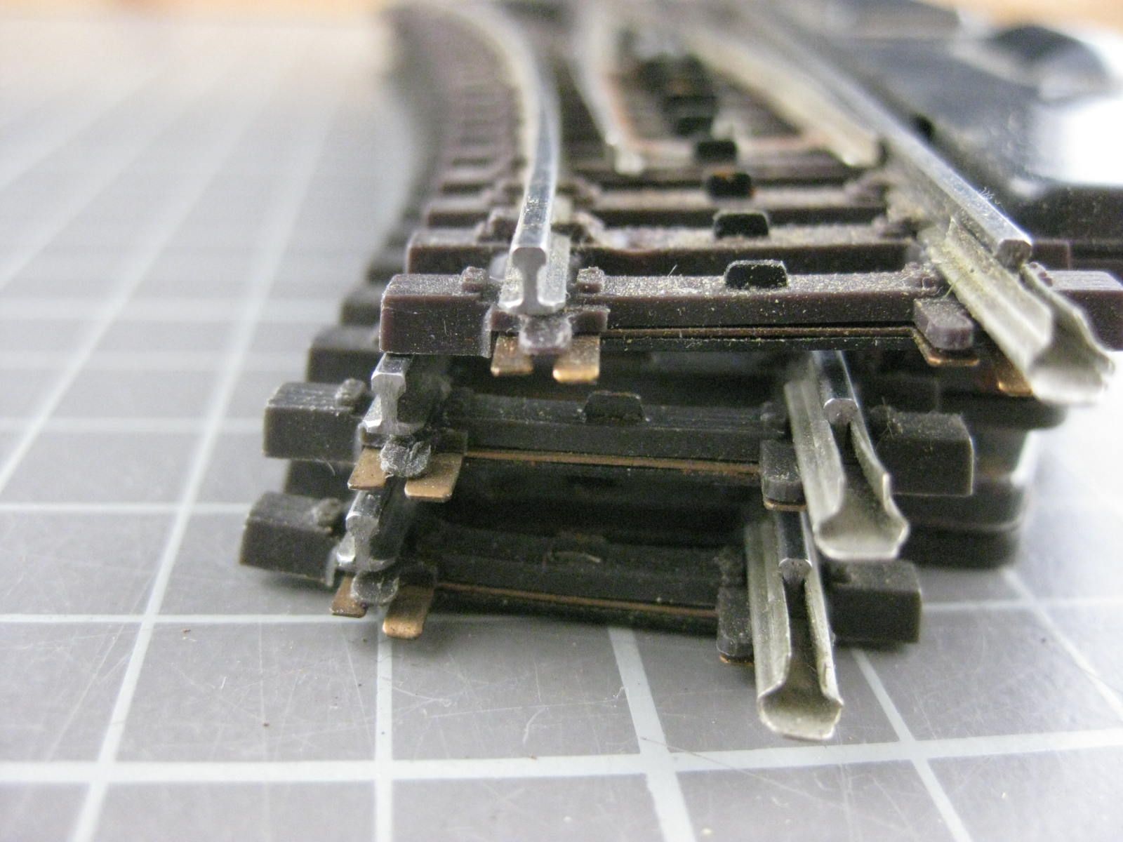 Märklin Modellini di ferrovie: Märklin K-Gleis 3x Handweiche links – Usato da Malters venduto da Marosko 4