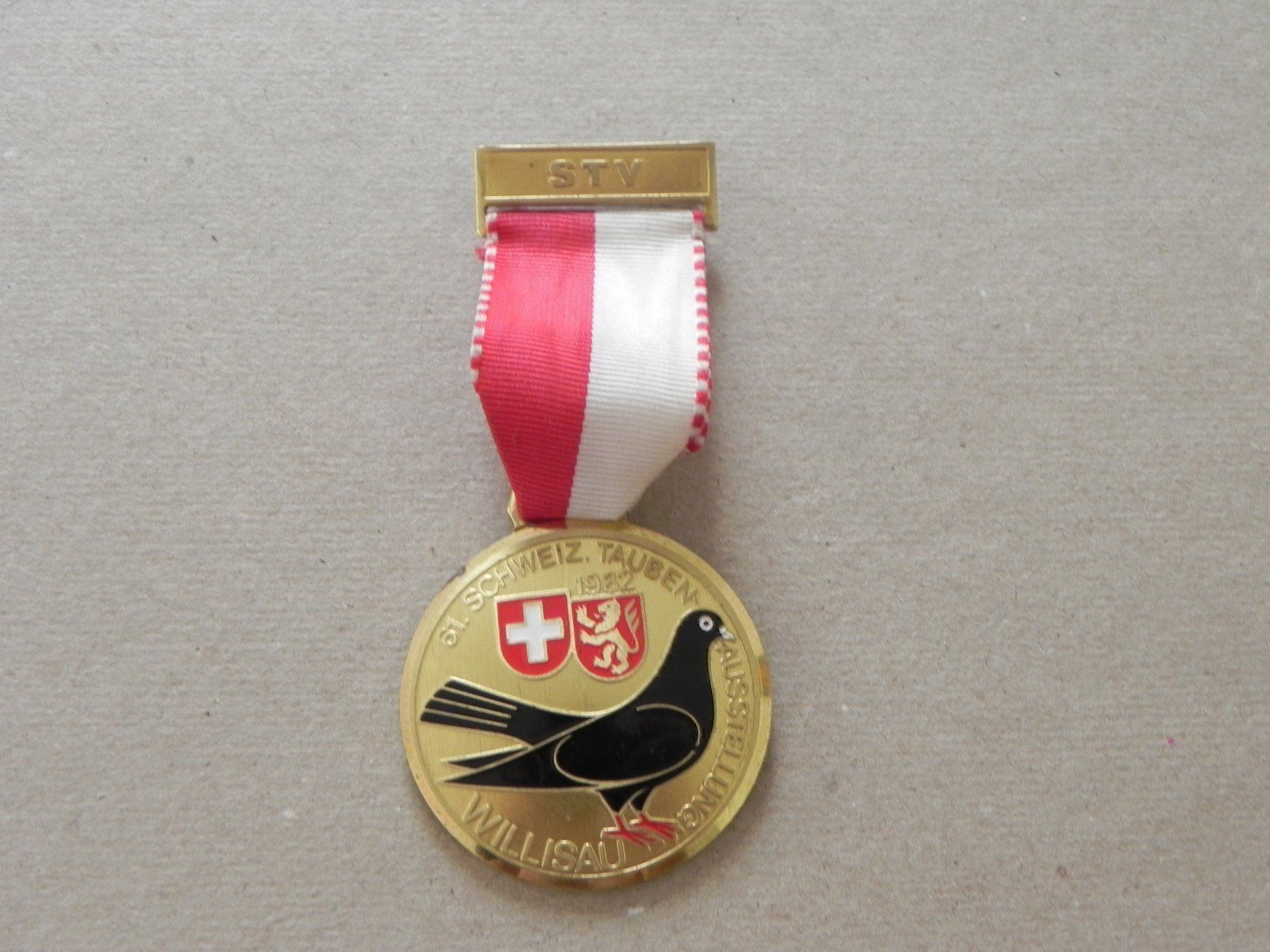 Medaglie: Medaille Willisau LU Tauben Ausstellung – Usato da Siebnen venduto da krimsie 1