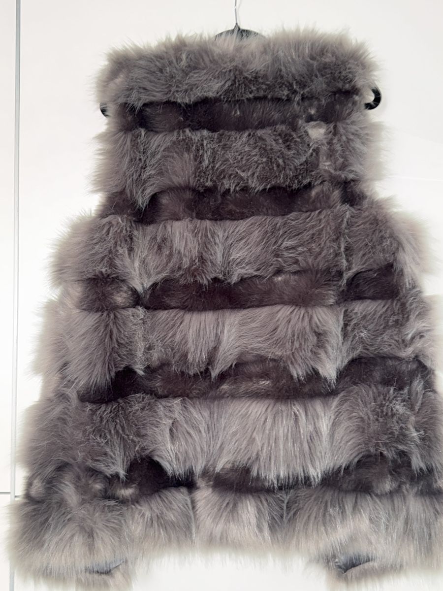 New Look Gilet & Giacche senza maniche: GRAUE KUNSTFELLWESTE – Nuovo (secondo la descrizione) da Schlieren venduto da kle_dis 3