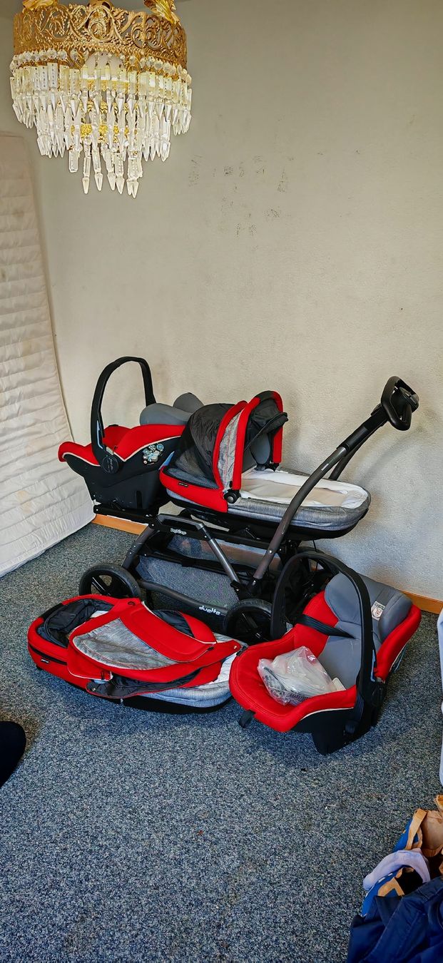 Peg Perego Kinderwagen: Poussette pour bébés jumeaux Peg Perego – Gebraucht aus Bern von Meriem00 7