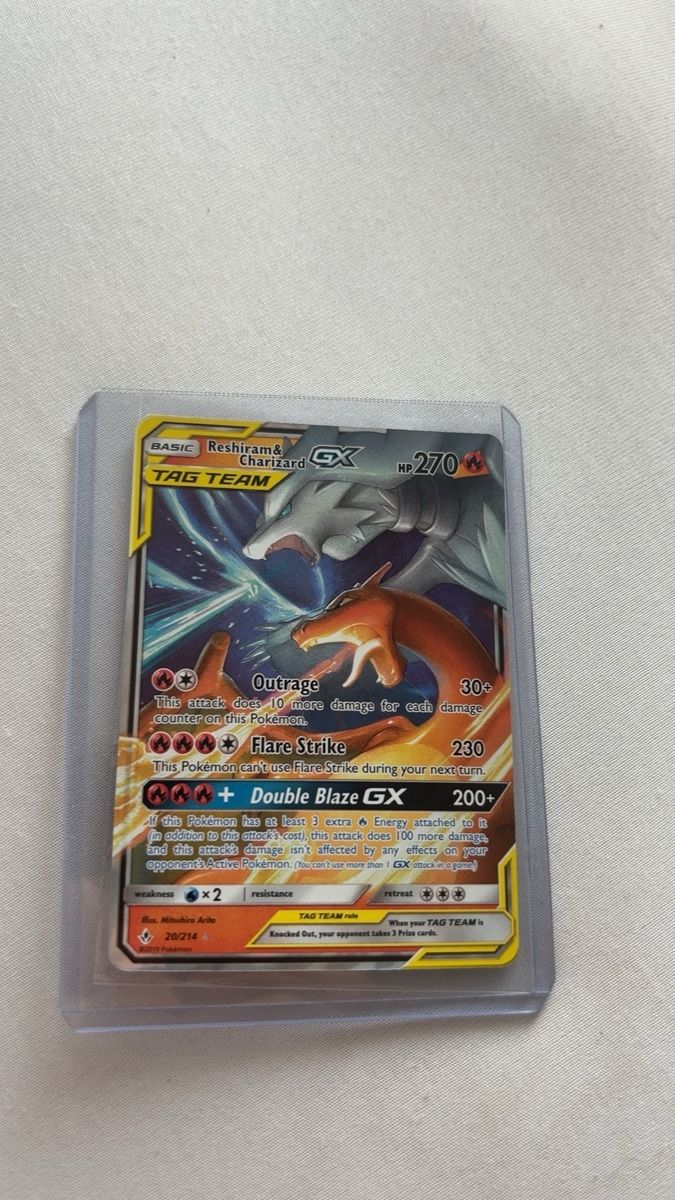 Pokémon Carte collezionabili: Pokemon Karte Charizard & Reshiram Gx NM – Nuovo (secondo la descrizione) da Muttenz venduto da zai_kqb7 1