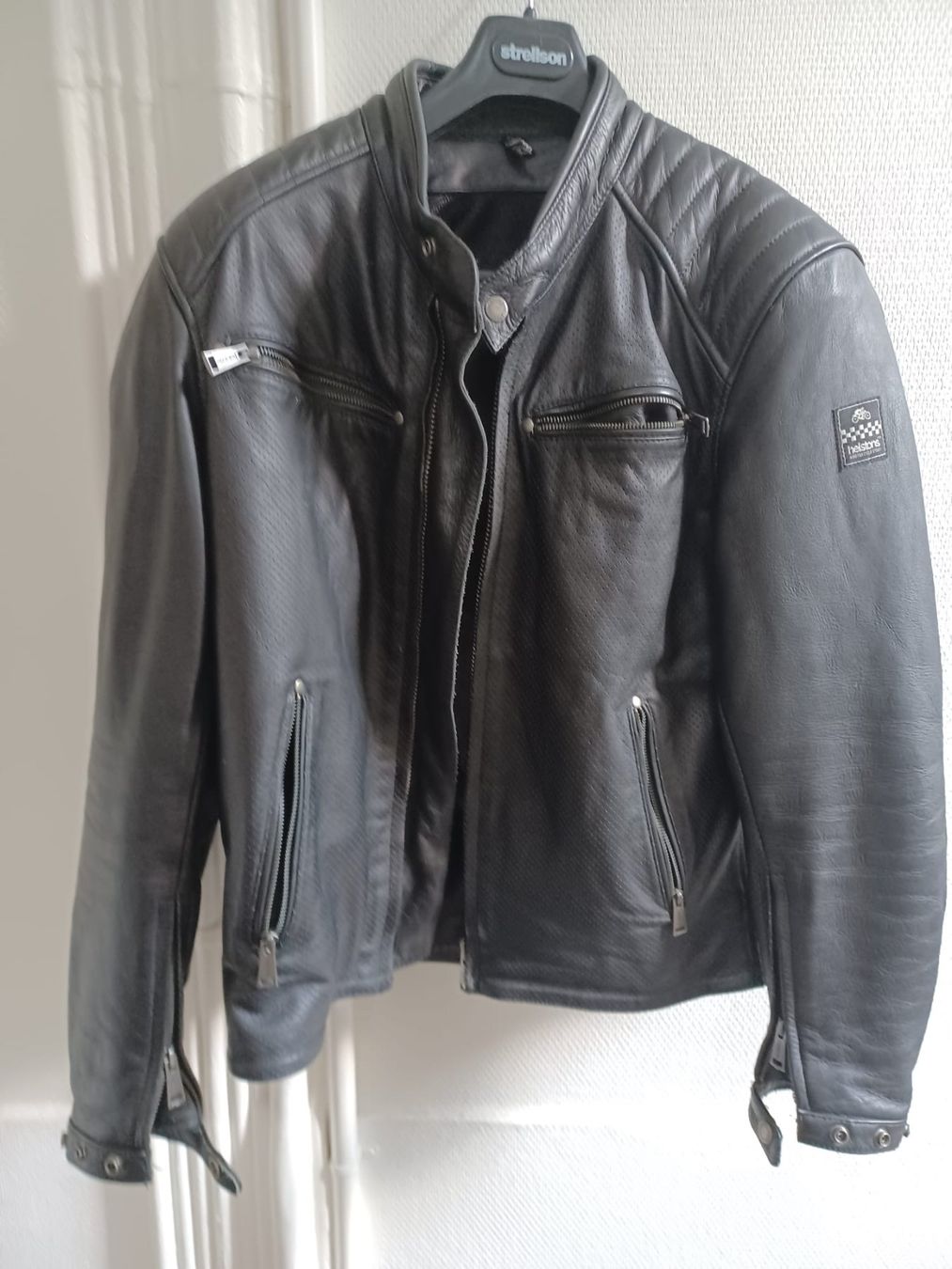 Jacken: Veste moto en cuir helstons – Neu (gemäss Beschreibung) aus Fleurier von dav_xx8y
