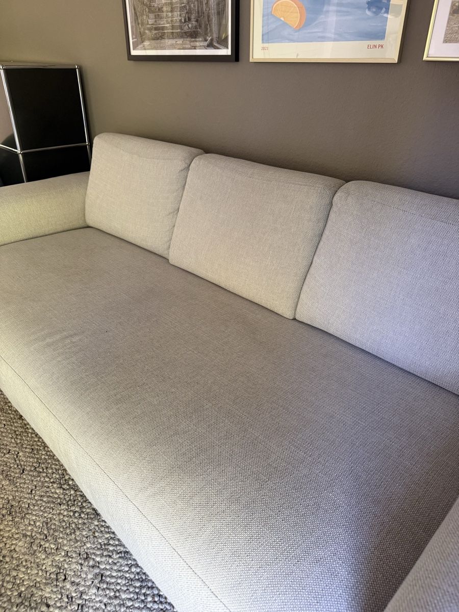 Sofacompany Divani: Sofa Sofacompany Vilmar 3 Sitzer hellgrau – Usato da Zürich venduto da Helena0027 1